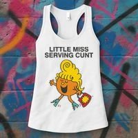 Little Miss Serving Cunt Women's Tank Top thumb 3