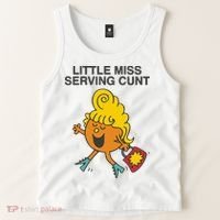 Little Miss Serving Cunt Tank Top thumb 2