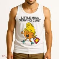 Little Miss Serving Cunt Tank Top thumb 3