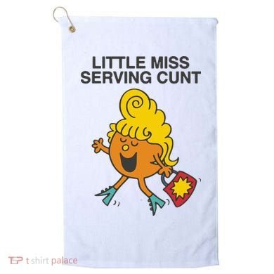 Little Miss Serving Cunt Golf Towel