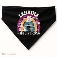 Lahaina Maui Strong Lahaina Banyan Tree Maui Hawaii Shoreline USA-Made Doggie Bandana thumb 0