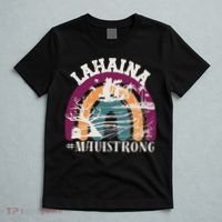 Lahaina Maui Strong Lahaina Banyan Tree Maui Hawaii Shoreline T-Shirt thumb 5