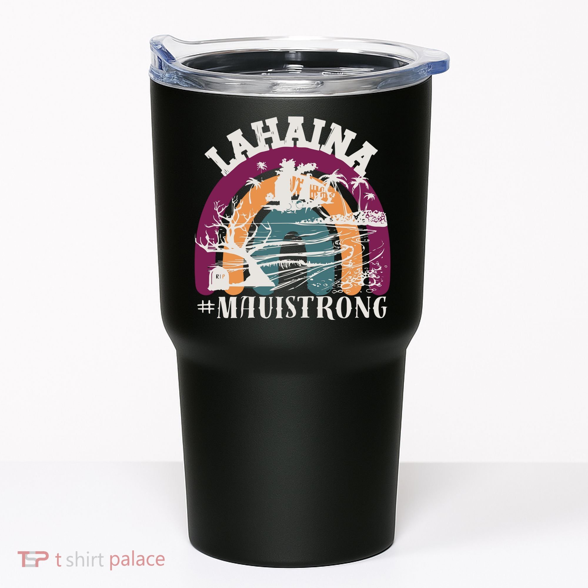 Lahaina Maui Strong Lahaina Banyan Tree Maui Hawaii Shoreline Tumbler