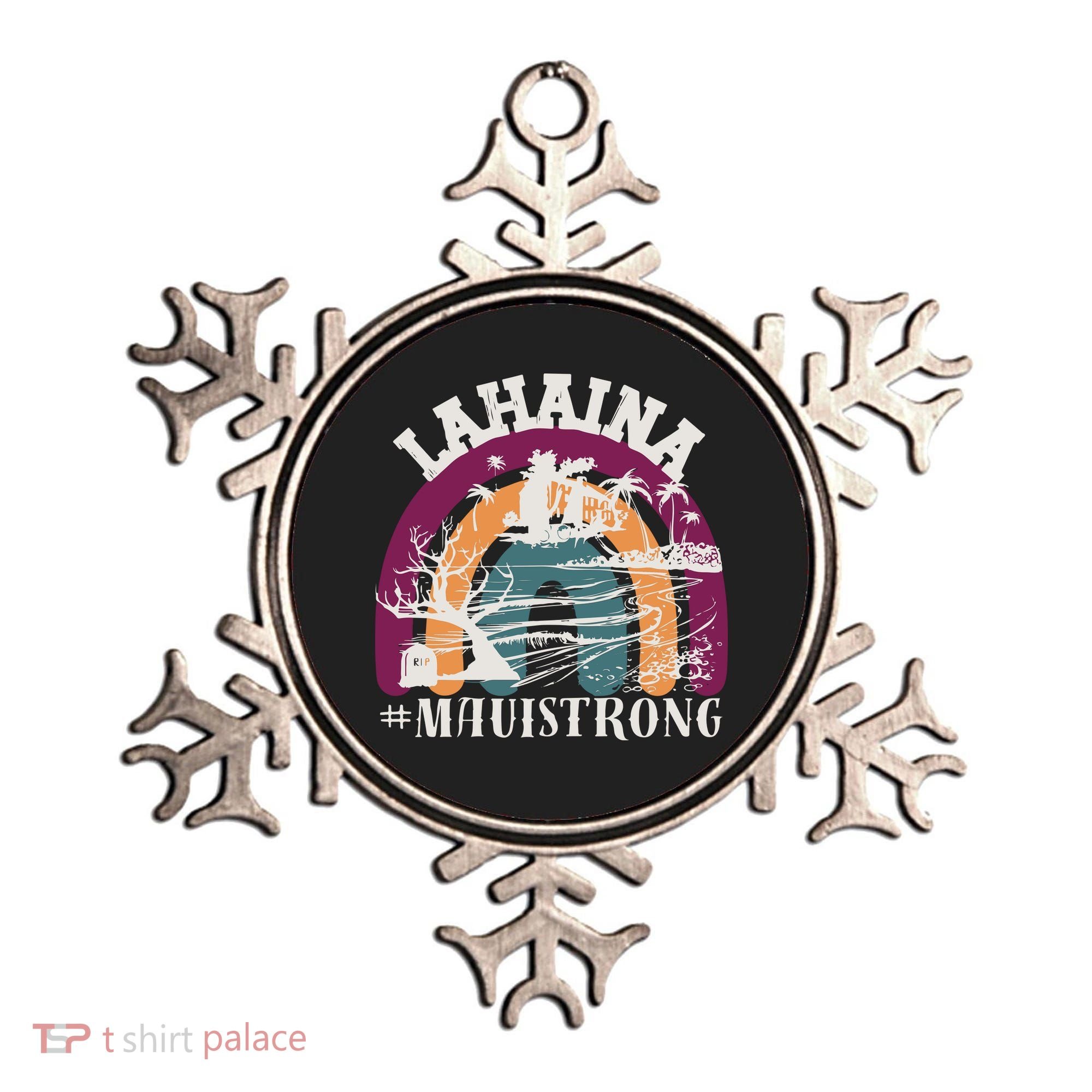 Lahaina Maui Strong Lahaina Banyan Tree Maui Hawaii Shoreline Ornament
