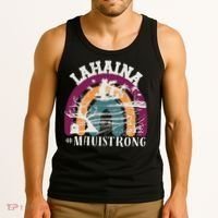Lahaina Maui Strong Lahaina Banyan Tree Maui Hawaii Shoreline Tank Top thumb 3