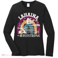 Lahaina Maui Strong Lahaina Banyan Tree Maui Hawaii Shoreline Women's Long Sleeve Shirt thumb 0