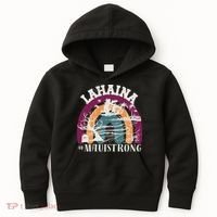 Lahaina Maui Strong Lahaina Banyan Tree Maui Hawaii Shoreline Kids Hoodie thumb 0