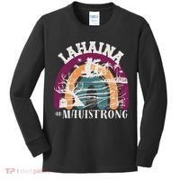Lahaina Maui Strong Lahaina Banyan Tree Maui Hawaii Shoreline Kids Long Sleeve Shirt thumb 0