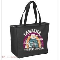 Lahaina Maui Strong Lahaina Banyan Tree Maui Hawaii Shoreline Tote Bag thumb 2