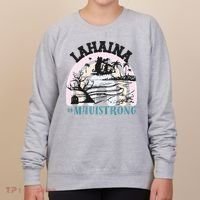 Lahaina Maui Strong Lahaina Banyan Tree Maui Hawaii Shoreline Women's Sweatshirt thumb 0