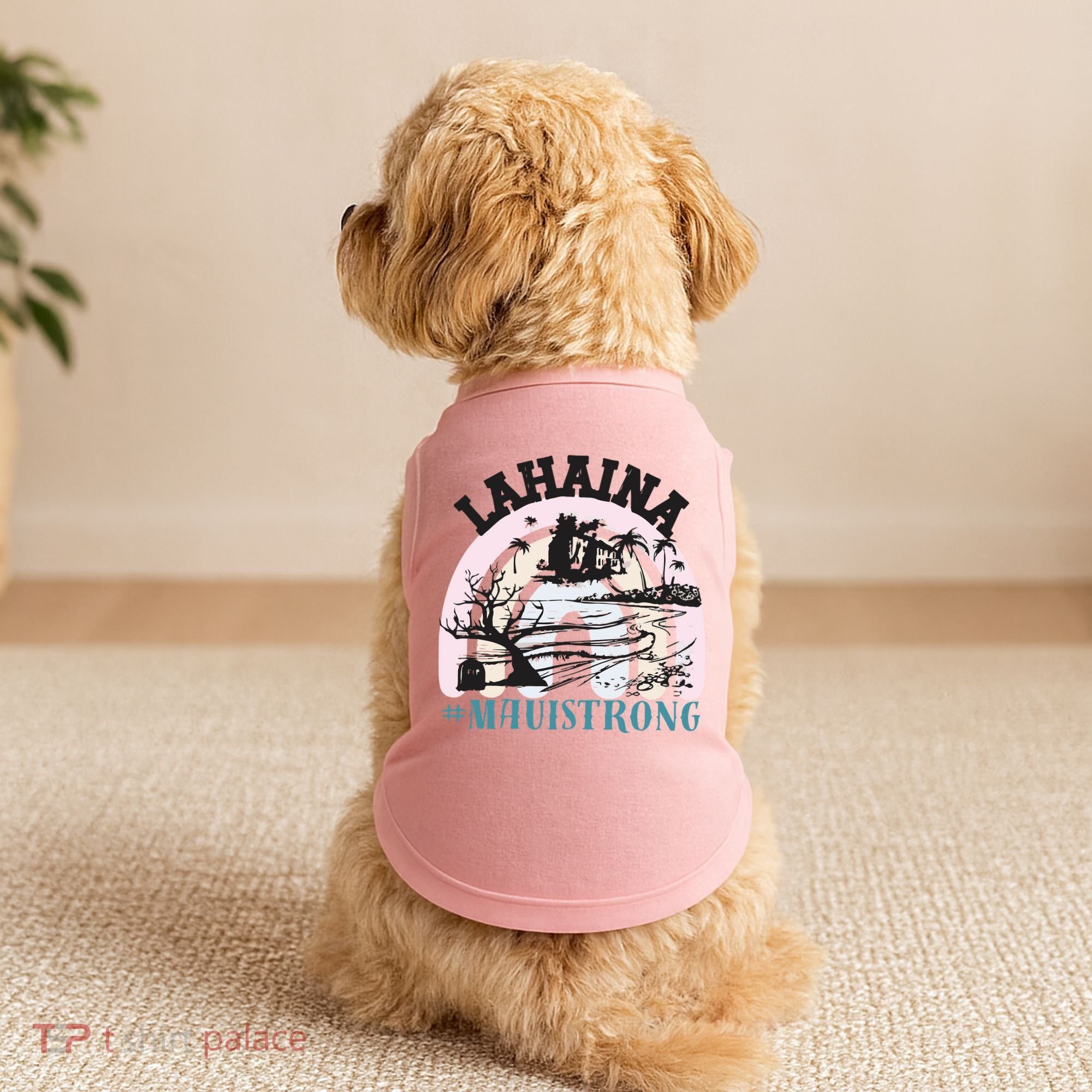 Lahaina Maui Strong Lahaina Banyan Tree Maui Hawaii Shoreline Doggie Tank