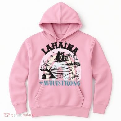 Lahaina Maui Strong Lahaina Banyan Tree Maui Hawaii Shoreline Hoodie