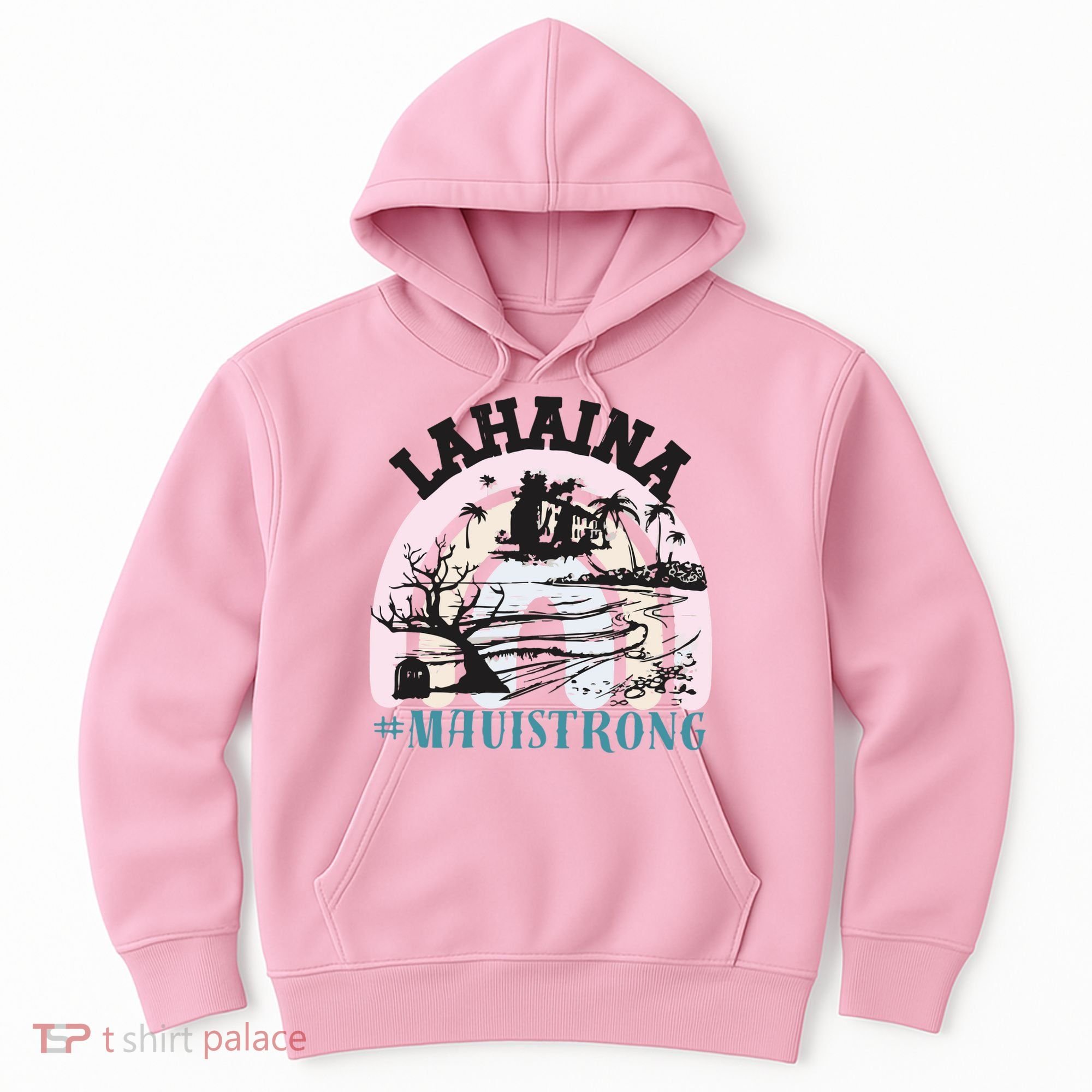 Lahaina Maui Strong Lahaina Banyan Tree Maui Hawaii Shoreline Hoodie