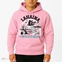 Lahaina Maui Strong Lahaina Banyan Tree Maui Hawaii Shoreline Hoodie thumb 2