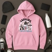 Lahaina Maui Strong Lahaina Banyan Tree Maui Hawaii Shoreline Hoodie thumb 3