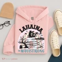 Lahaina Maui Strong Lahaina Banyan Tree Maui Hawaii Shoreline Hoodie thumb 4