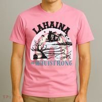 Lahaina Maui Strong Lahaina Banyan Tree Maui Hawaii Shoreline T-Shirt thumb 3