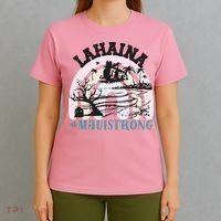 Lahaina Maui Strong Lahaina Banyan Tree Maui Hawaii Shoreline T-Shirt thumb 4
