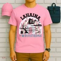 Lahaina Maui Strong Lahaina Banyan Tree Maui Hawaii Shoreline T-Shirt thumb 6