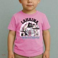 Lahaina Maui Strong Lahaina Banyan Tree Maui Hawaii Shoreline Toddler T-Shirt thumb 2