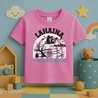Lahaina Maui Strong Lahaina Banyan Tree Maui Hawaii Shoreline Toddler T-Shirt thumb 3