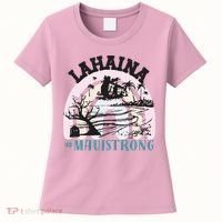 Lahaina Maui Strong Lahaina Banyan Tree Maui Hawaii Shoreline Women's T-Shirt thumb 0
