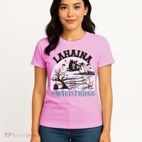 Lahaina Maui Strong Lahaina Banyan Tree Maui Hawaii Shoreline Women's T-Shirt thumb 4