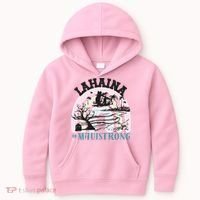 Lahaina Maui Strong Lahaina Banyan Tree Maui Hawaii Shoreline Kids Hoodie thumb 0