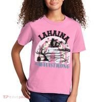 Lahaina Maui Strong Lahaina Banyan Tree Maui Hawaii Shoreline Kids T-Shirt thumb 2