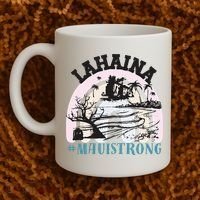 Lahaina Maui Strong Lahaina Banyan Tree Maui Hawaii Shoreline Coffee Mug thumb 2