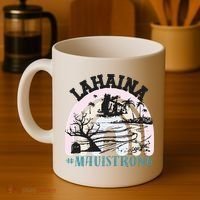 Lahaina Maui Strong Lahaina Banyan Tree Maui Hawaii Shoreline Coffee Mug thumb 4