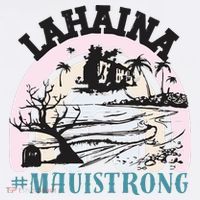 Lahaina Maui Strong Lahaina Banyan Tree Maui Hawaii Shoreline Beanie thumb 2