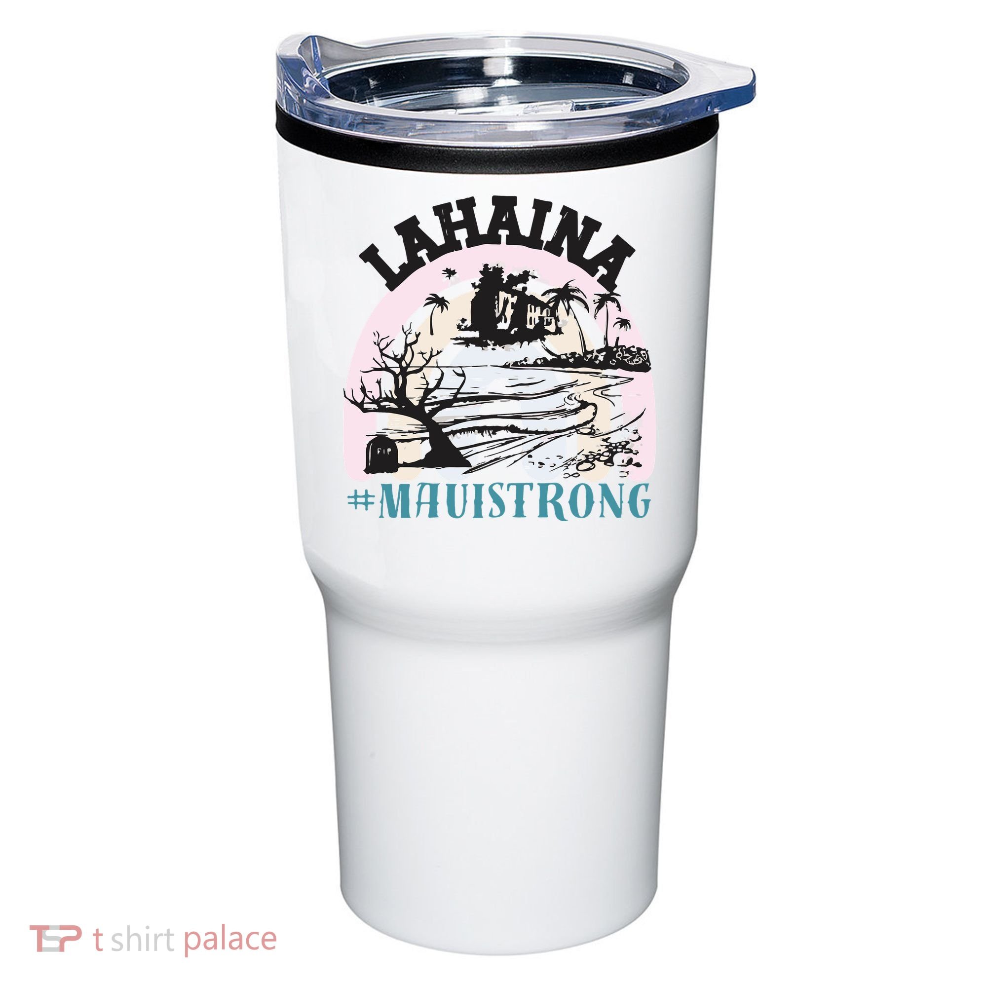 Lahaina Maui Strong Lahaina Banyan Tree Maui Hawaii Shoreline Tumbler