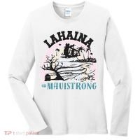 Lahaina Maui Strong Lahaina Banyan Tree Maui Hawaii Shoreline Women's Long Sleeve Shirt thumb 0