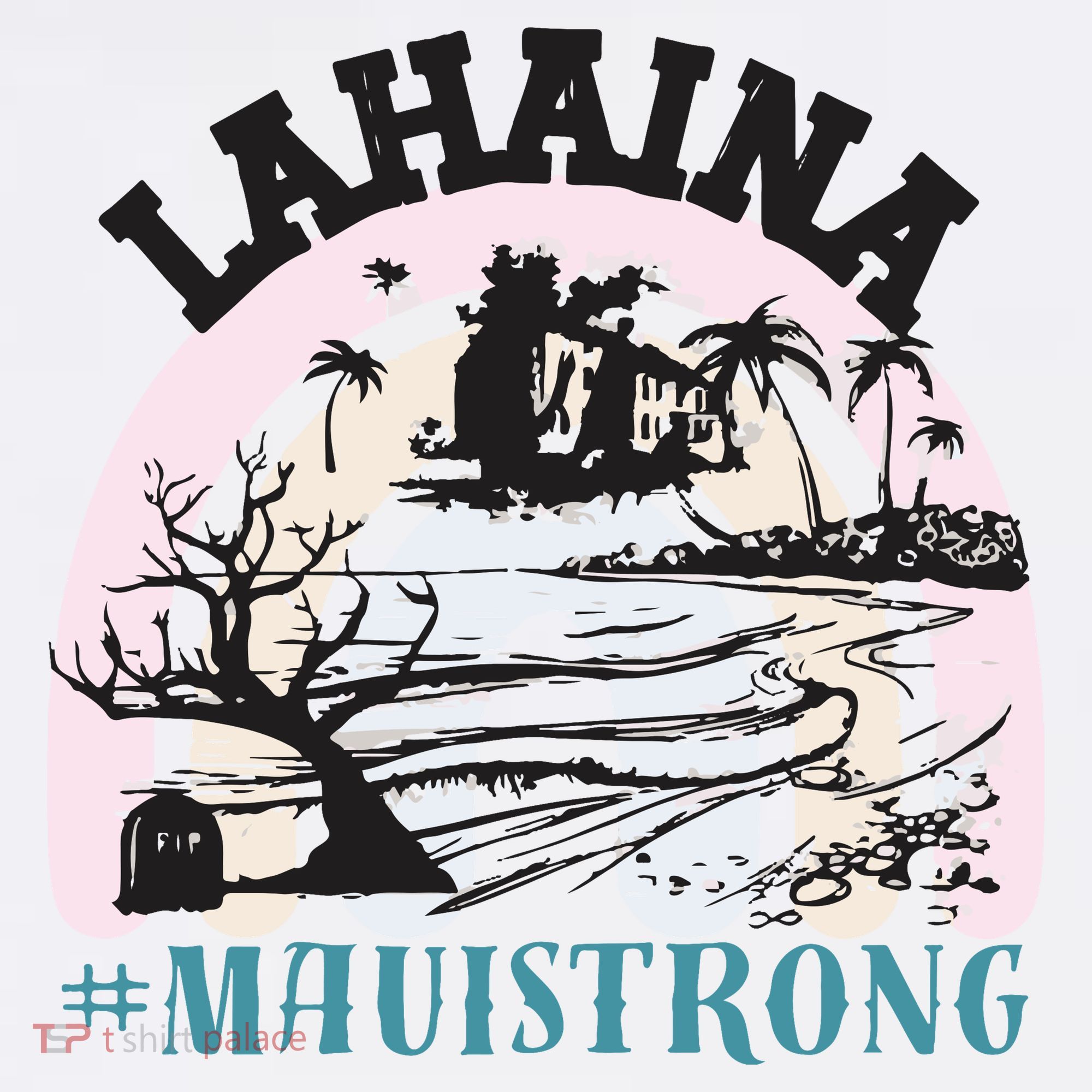 Lahaina Maui Strong Lahaina Banyan Tree Maui Hawaii Shoreline Kids Sweatshirt