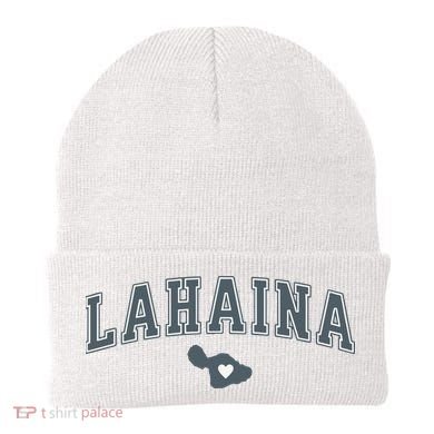 Lahaina Maui Strong Lahaina Banyan Tree Maui Hawaii Shoreline Beanie