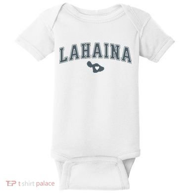 Lahaina Maui Strong Lahaina Banyan Tree Maui Hawaii Shoreline Baby Bodysuit