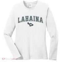 Lahaina Maui Strong Lahaina Banyan Tree Maui Hawaii Shoreline Women's Long Sleeve Shirt thumb 0