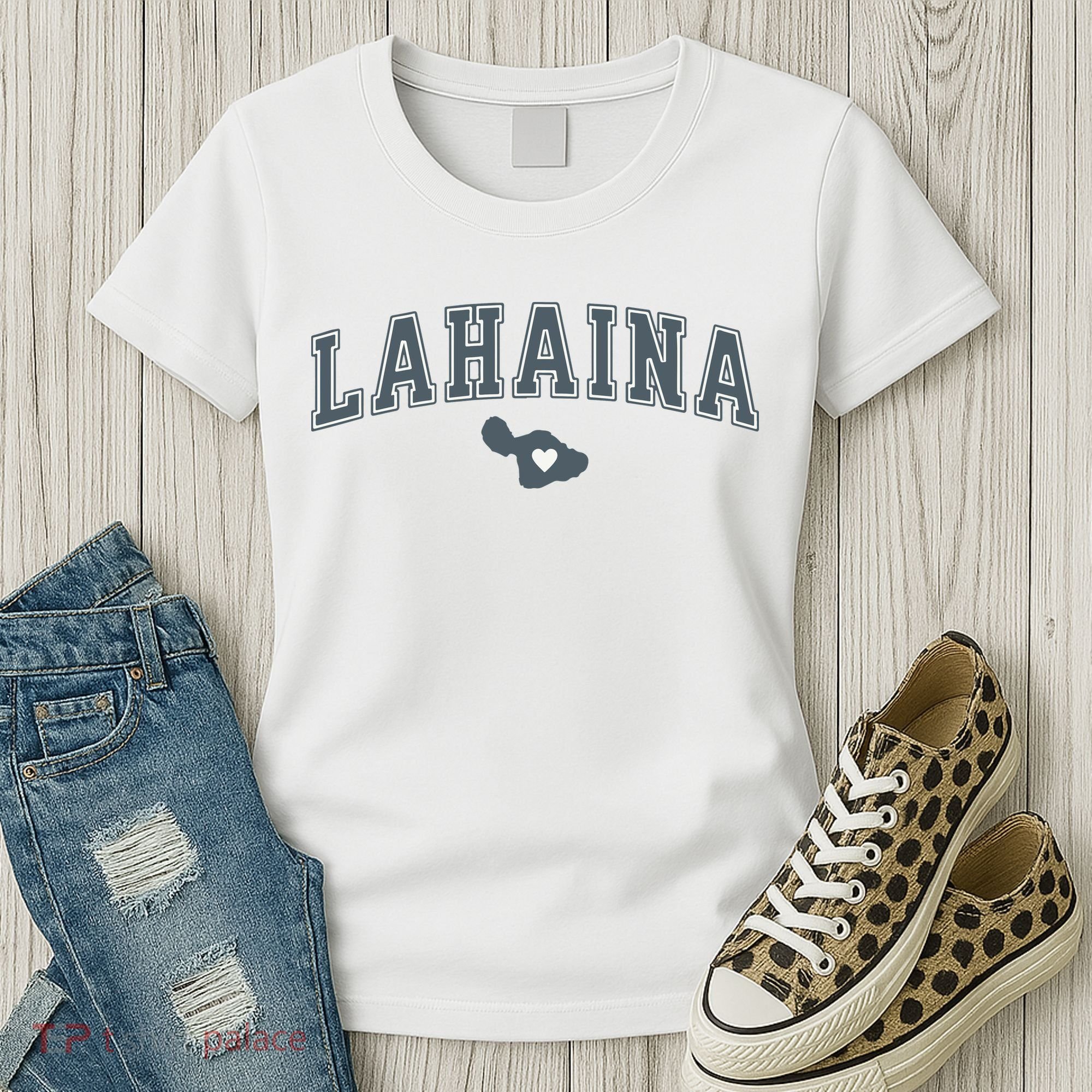 Lahaina Maui Strong Lahaina Banyan Tree Maui Hawaii Shoreline Women's T-Shirt