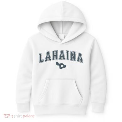 Lahaina Maui Strong Lahaina Banyan Tree Maui Hawaii Shoreline Kids Hoodie