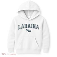 Lahaina Maui Strong Lahaina Banyan Tree Maui Hawaii Shoreline Kids Hoodie thumb 0