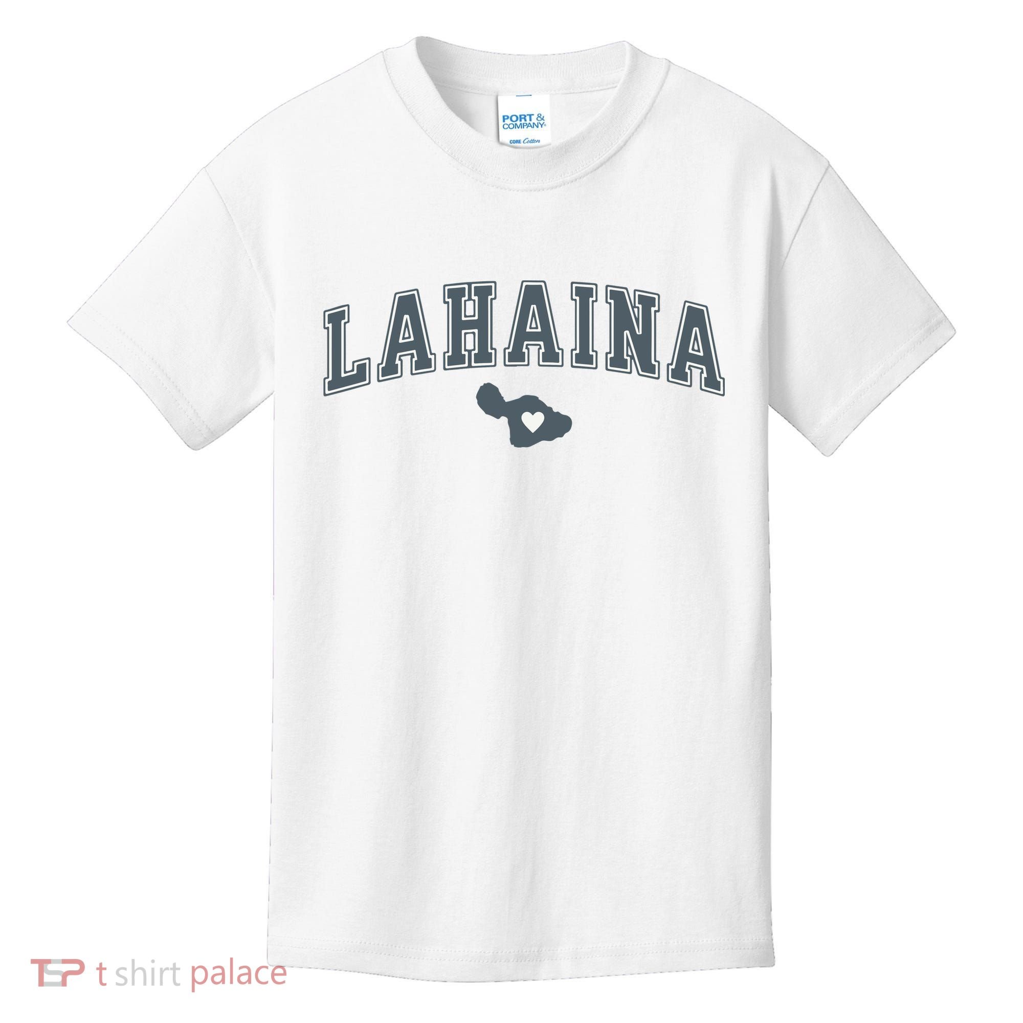 Lahaina Maui Strong Lahaina Banyan Tree Maui Hawaii Shoreline Kids T-Shirt