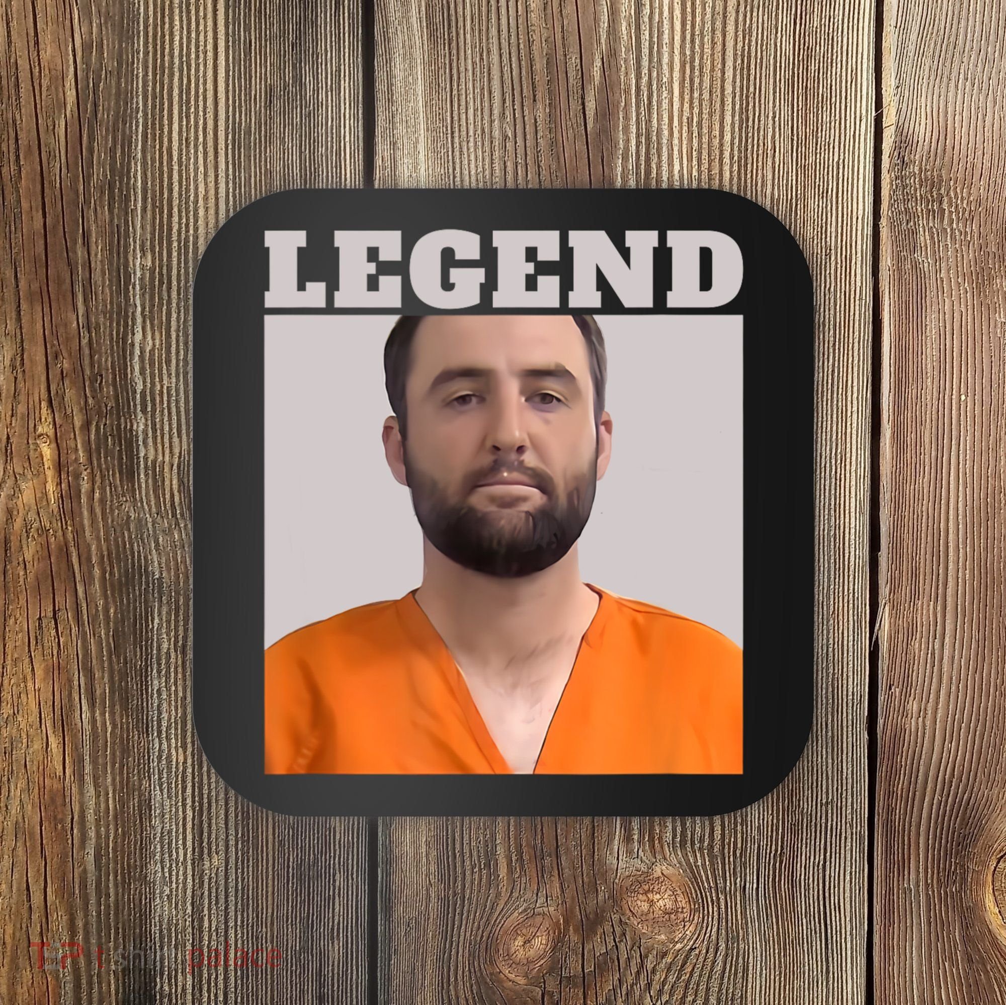 Legend Mugshot Scottie Golf Coaster