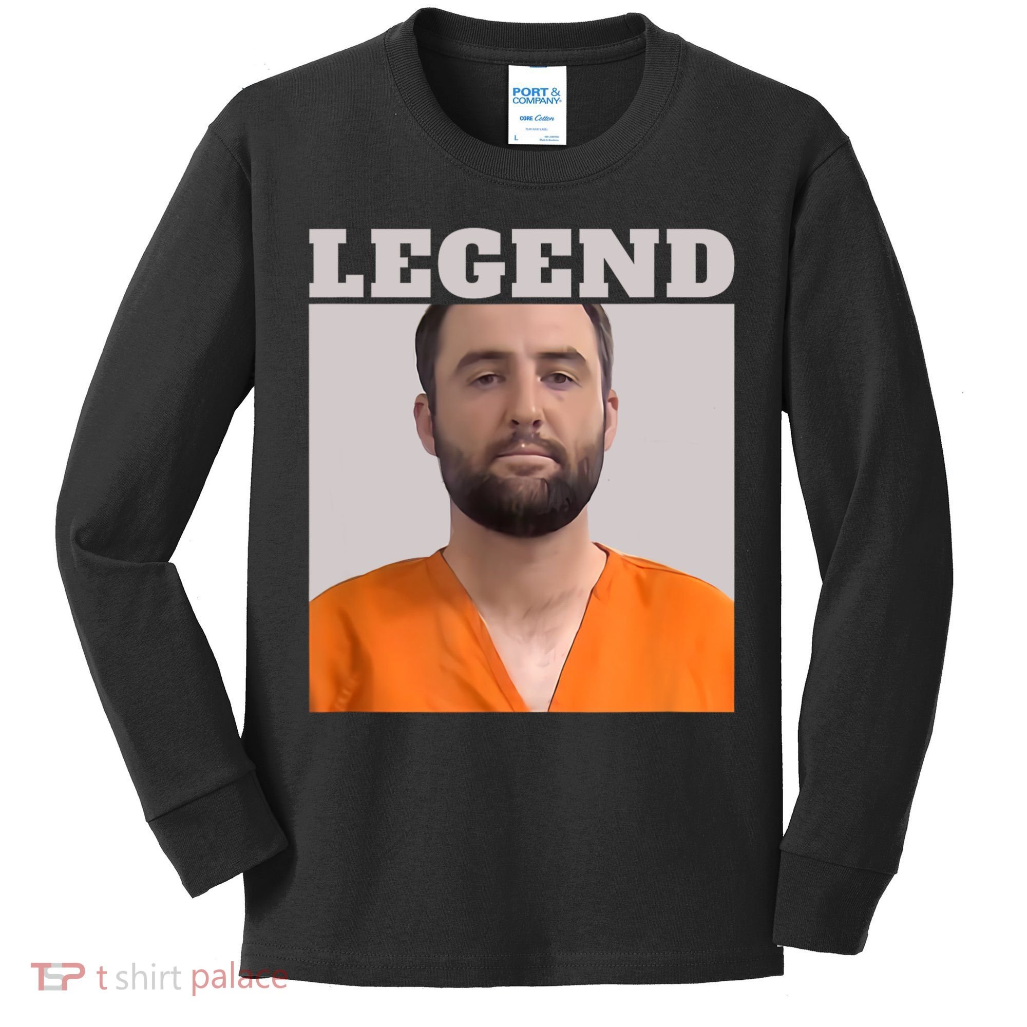 Legend Mugshot Scottie Golf Kids Long Sleeve Shirt