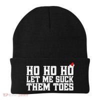Let Me Suck Them Toes Feet Lover Joke Embarrassing Christmas Gift Beanie thumb 0