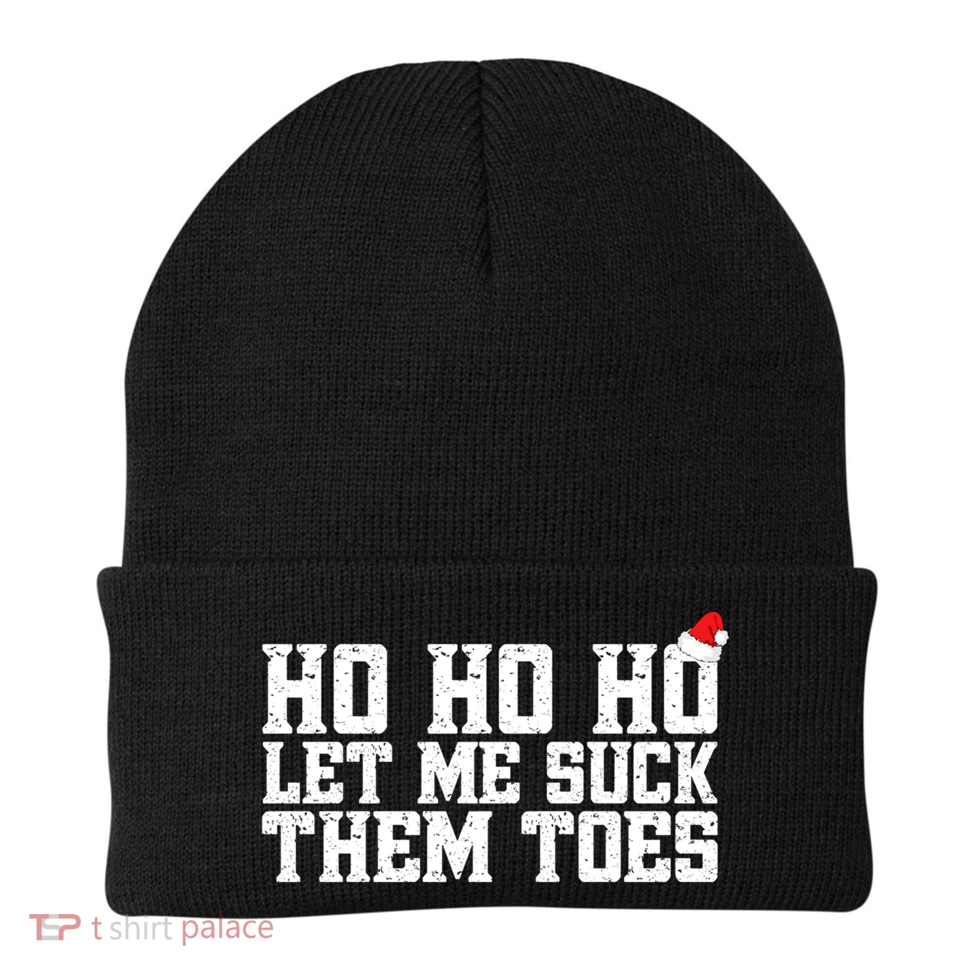 Let Me Suck Them Toes Feet Lover Joke Embarrassing Christmas Gift Beanie