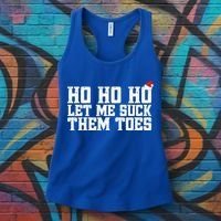 Let Me Suck Them Toes Feet Lover Joke Embarrassing Christmas Gift Women's Tank Top thumb 3