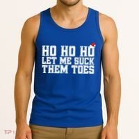 Let Me Suck Them Toes Feet Lover Joke Embarrassing Christmas Gift Tank Top thumb 3