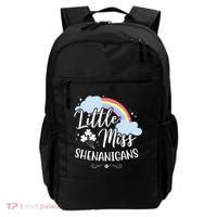 Little Miss Shenanigans St Patrick's Day Rainbow Backpack thumb 0