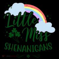 Little Miss Shenanigans St Patrick's Day Rainbow Coffee Mug thumb 5